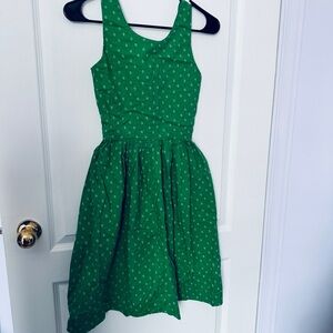 💚Green cottage core dress vintage
